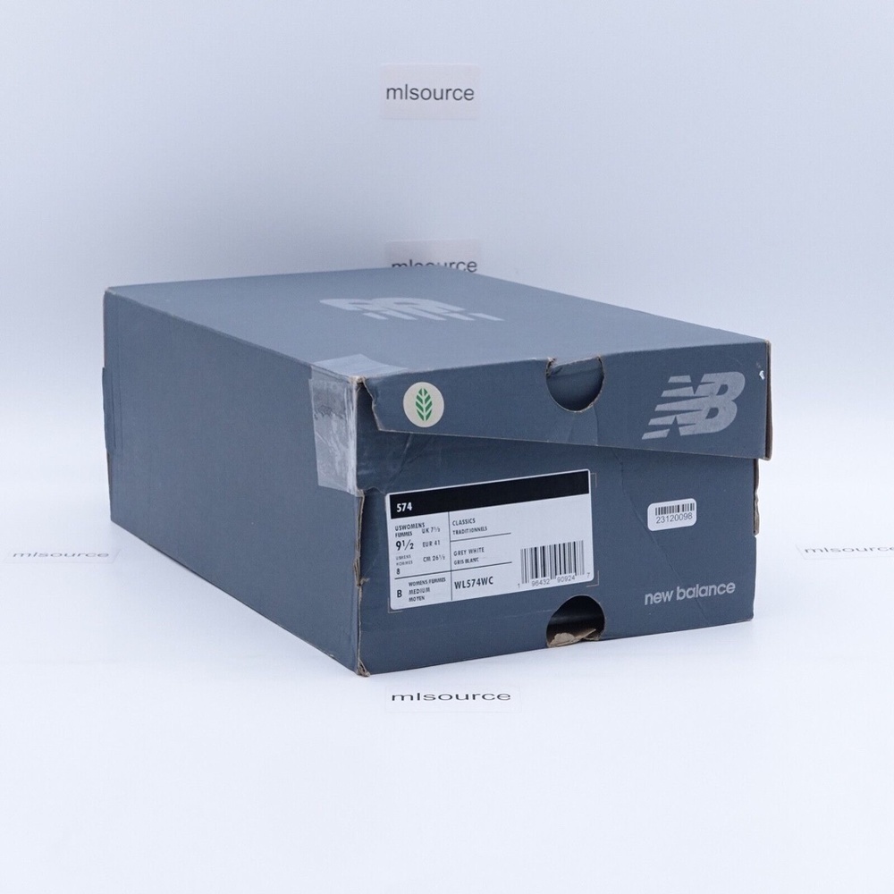 NEW New Balance 574 Sneakers WL574WC Grey/White/Floral - Picture 7 of 15